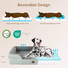 Cama para Perros Medianos y Pequeños EHEYCIGA 76x51x16cm