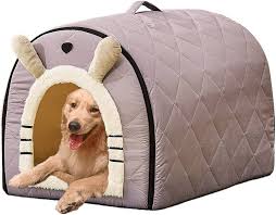 Cama XL para Perros con Techo
