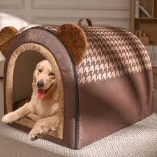 Cama Gigante con Techo para Perros