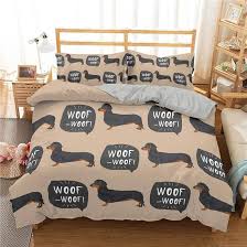 Juego de Cama 3D: Lindo Teckel Salchicha