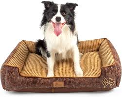 Cama Deluxe AcornPets® para Mascotas - Marrón