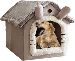 Caseta Interior Impermeable para Perros - Cama Duradera y Lavable