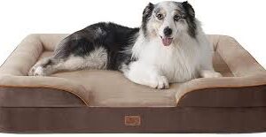 Cama Ortopédica Extra Grande para Perros Bedsure