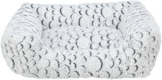 Cama para Perros TRIXIE Mila Pluche Blanco/Gris 80x60 cm
