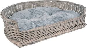 Cama de Mimbre para Perros - Tamaños S-XL