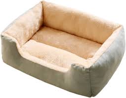Cama Rectangular de Felpa para Mascotas