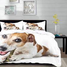 Juego de Ropa de Cama: Funda de Edredón con Perro Adorable