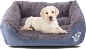 Cama Cuadrada Lavable para Perros Pequeños Lohofrnny