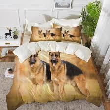 Juego de Ropa de Cama para Perro Pastor Alemán en Microfibra