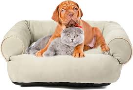 Cama Ortopédica Lavable para Gatos y Perros Pequeños PETCUTE