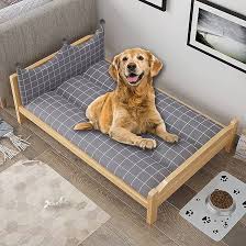 Cama Ortopédica de Madera para Perros KSTUFF