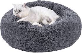 Cama Antiestrés para Gatos y Perros de Invierno