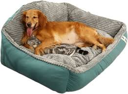 Cama Grande Lavable para Perros - Invierno Cálido