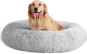Cama Ovalada Suave y Acogedora para Perros ANWA