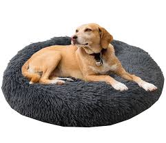 Cama Redonda Suave para Perros y Gatos