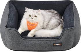 Sofá de Lino para Perros Feandrea