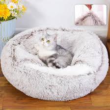 Cama 2 en 1 para Gatos: Suave y Cálida para Invierno