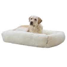 Cama Suave para Mascotas con Borde Elevado y Base Antideslizante