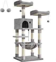 Árbol para Gatos Feandrea de 143 cm - Torre Ideal para Jugar