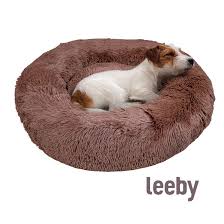 Cama Redonda Antiestrés Leeby para Perros