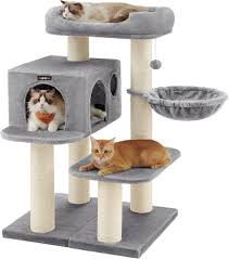 Árbol para Gatos Feandrea: XXL con Cueva y Plataforma