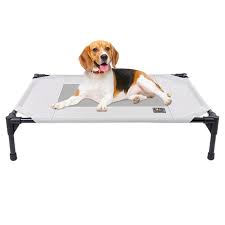 Cama Elevada para Mascotas de Acero Pintado