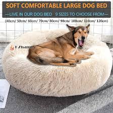 Cama Donut Calentita para Mascotas KZhanmy