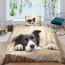 Juego de Ropa de Cama Microfibra para Border Collie