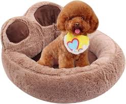 Cama de Perro Peluche Oso Linda