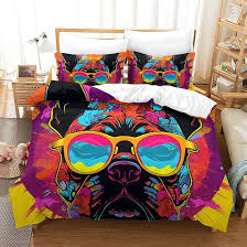 Juego de Cama 3D Bulldog Francés - 3 Piezas