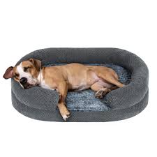 Cama Ortopédica para Perros Medianos con Espuma Viscoelástica y Funda Lavable