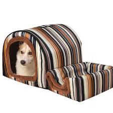 Cueva 2 en 1 para Perros: Cama XL Impermeable y Antiestrés