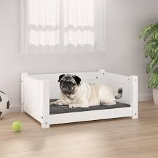 Cama de Madera para Perros y Gatos LAPOOH