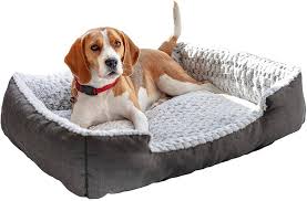 Cama Almofada para Cães e Gatos - Cinza Confortável 55x48x18 cm