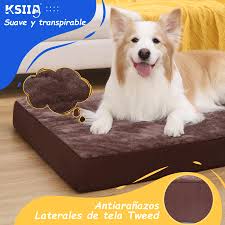 Cama Ortopédica Extra Grande para Perros KSIIA 105x70
