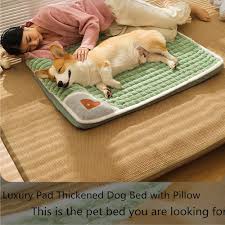 Alfombra de Invierno para Perros Grandes con Cojín - Lujo Suave