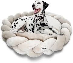 Cama de Perro 2 en 1 Lujo Trenzado 80 cm
