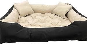 Cama XXL Beige para Perros y Gatos KingDog Ecco