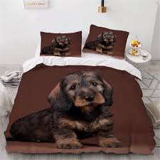 Funda Nórdica 3D Perro Tejonero para Cama 135