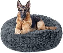 Cama Suave Extra Grande para Perros de Piel Sintética