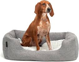 Cama Reversible para Perro Lionto 80x60 cm Gris