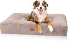 Cama Ortopédica para Perros Knuffelwuff Midland 80x60 cm - Gris Lavable