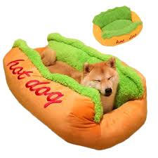 TTBD Forma Hot Dog: Cama Tumbona para Perros y Gatos