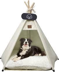Tiendas Tipi de Lujo para Perros y Gatos con Cojín Doble Cara