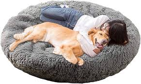 Cama Ortopédica Jumbo para Perro XXL - Diseño Antiansiedad y Cueva Térmica