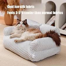 Cama para Perros LETROBBV de Seda Fría y Transpirable