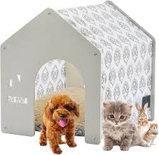 Casita de Madera para Perros Pequeños PPGE