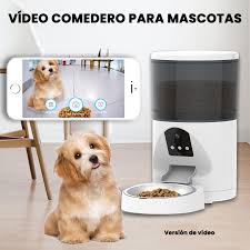Comedero Automático para Gatos con Cámara HD 3MP y Capacidad de 6L