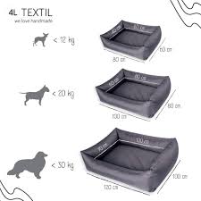 Cama Grande para Perros Otto con Cojín 4L