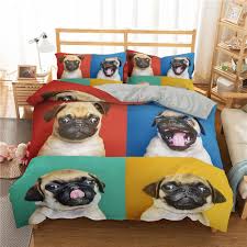 Juego de Cama 3D para Perro Pug
